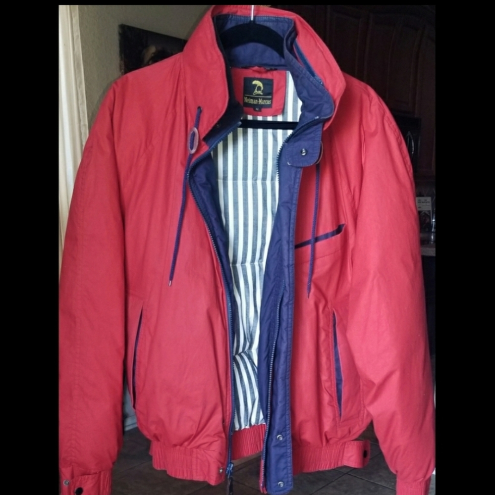 Neiman Marcus Men's Down Bomber Jacket